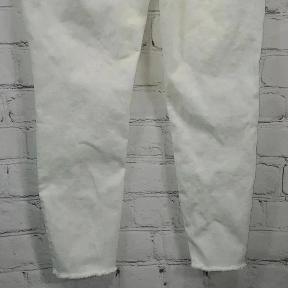 Nine West Gramercy Skinny Capri White Ankle Jeans Size 4 - Picture 9 of 16